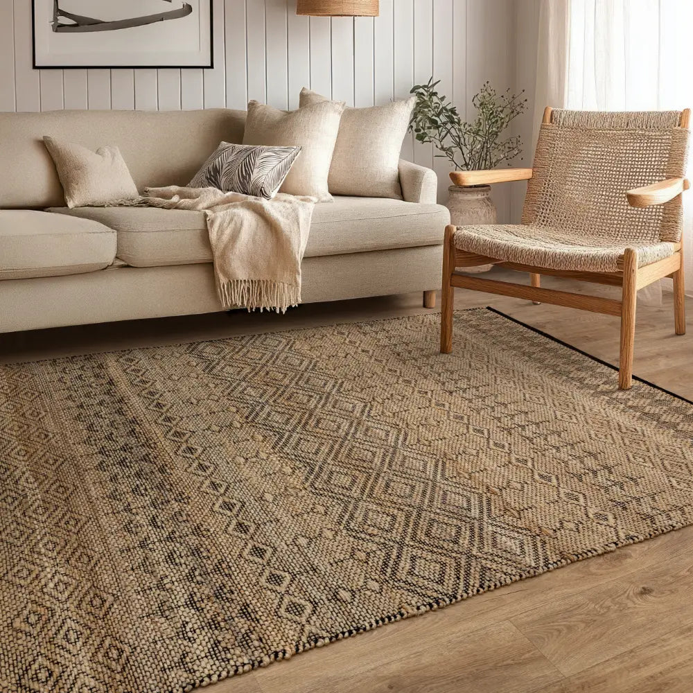 Asher Black Black Rug — RugsDirect Online