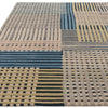 Asiatic aspect blue multi Blue, Multicoloured Living Room Geometric Rug.