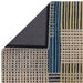 Asiatic aspect blue multi Blue, Multicoloured Living Room Geometric Rug.