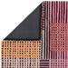 Asiatic aspect red multi Multicoloured, Red Living Room Geometric Rug.