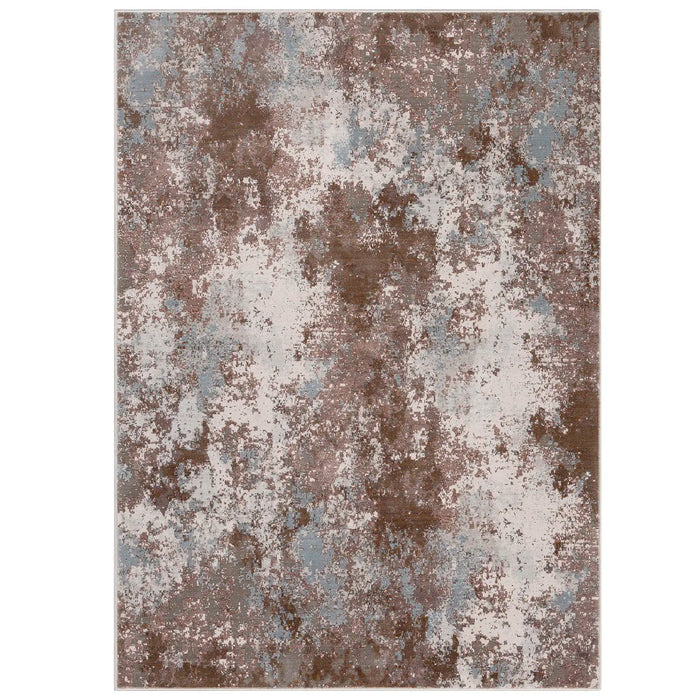 Oriental Weavers astro 5090 s Grey, Multicoloured, Pink, Cream Living Room  Rug.
