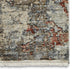 Think Rugs athena think 18597 grey terra Grey, Orange Living Room Moroccan Rug.