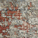 Think Rugs athena think 18597 grey terra Grey, Orange Living Room Moroccan Rug.
