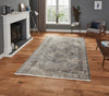 Think Rugs athena think 18739 grey Grey Living Room Moroccan Rug.