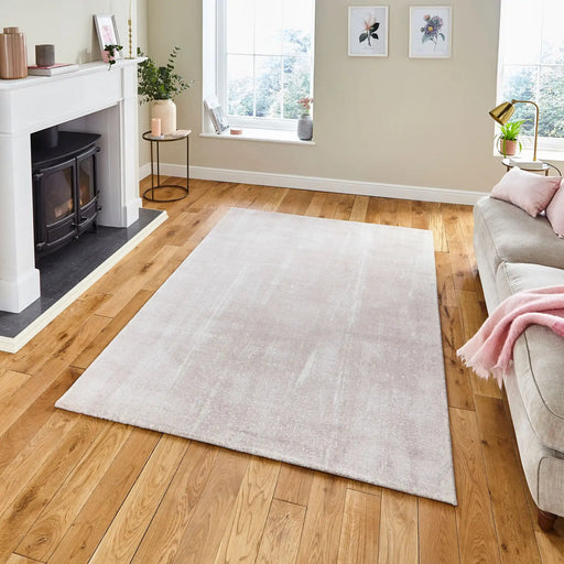Think Rugs aurora think 53506 rose Pink Living Room Geometric Rug.