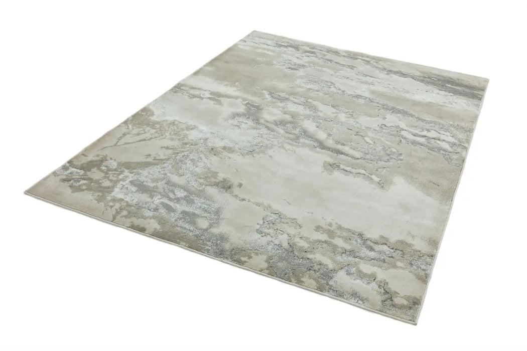 Asiatic aurora au02 cloud Grey, Beige Living Room  Rug.