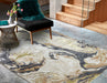 Asiatic aurora au08 marble Multicoloured Living Room  Rug.