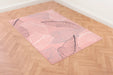Rug Style designer poly autumn flamingo Pink Living Room Floral Rug.