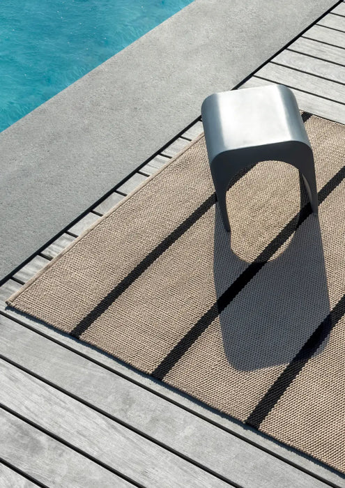 Deck Charcoal Black outdoor 496805 Rug