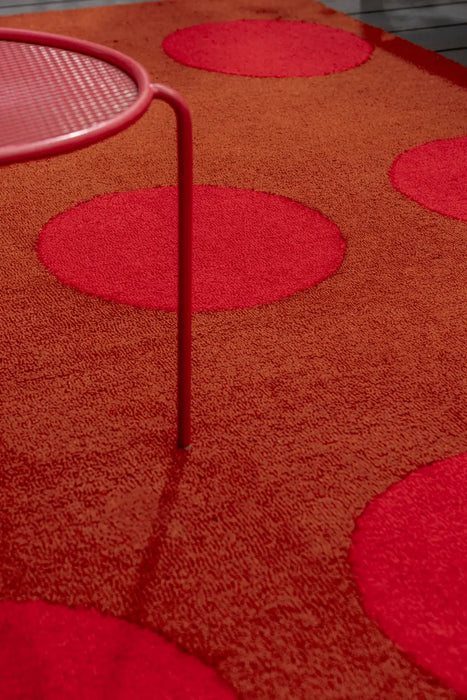 Habitat Festival Dots Red outdoor 495800 Rug