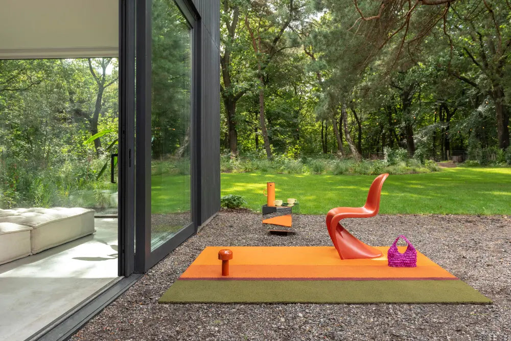Habitat  Festival Stripe Orange outdoor 496513 Rug