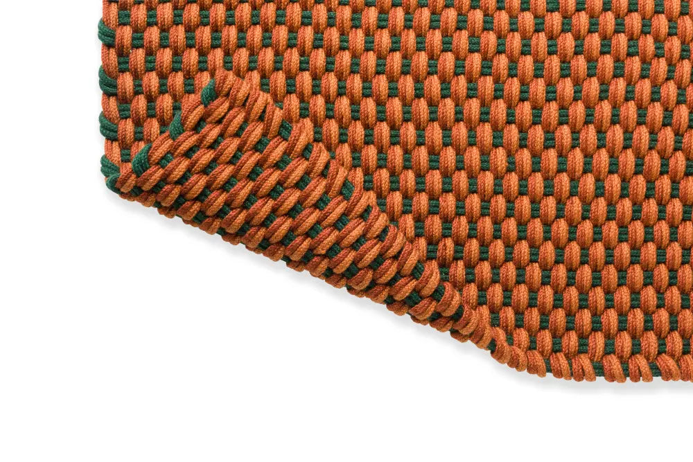 Lace Tri-colore Terra/Rust/Green outdoor 496903 Rug