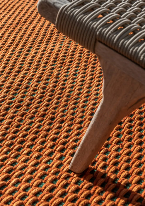 Lace Tri-colore Terra/Rust/Green outdoor 496903 Rug