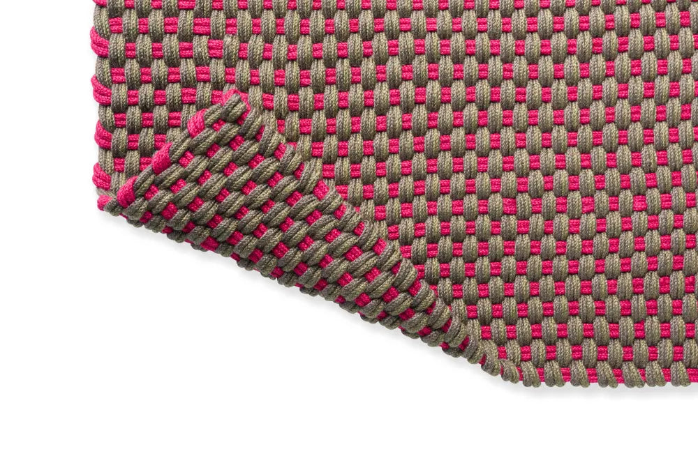 Lace  Tri-colore Thyme/Grey/Pink outdoor 496904 Rug