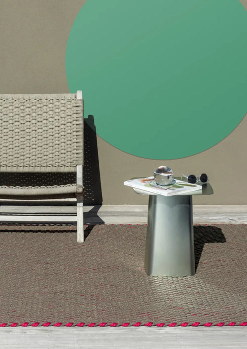 Lace  Tri-colore Thyme/Grey/Pink outdoor 496904 Rug