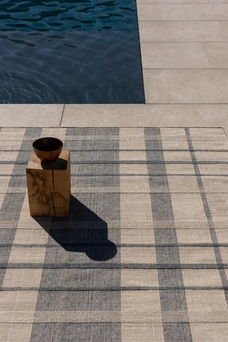 Zona Check Denim outdoor 497408 Rug
