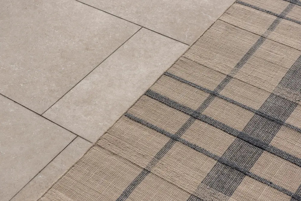 Zona Check Denim outdoor 497408 Rug