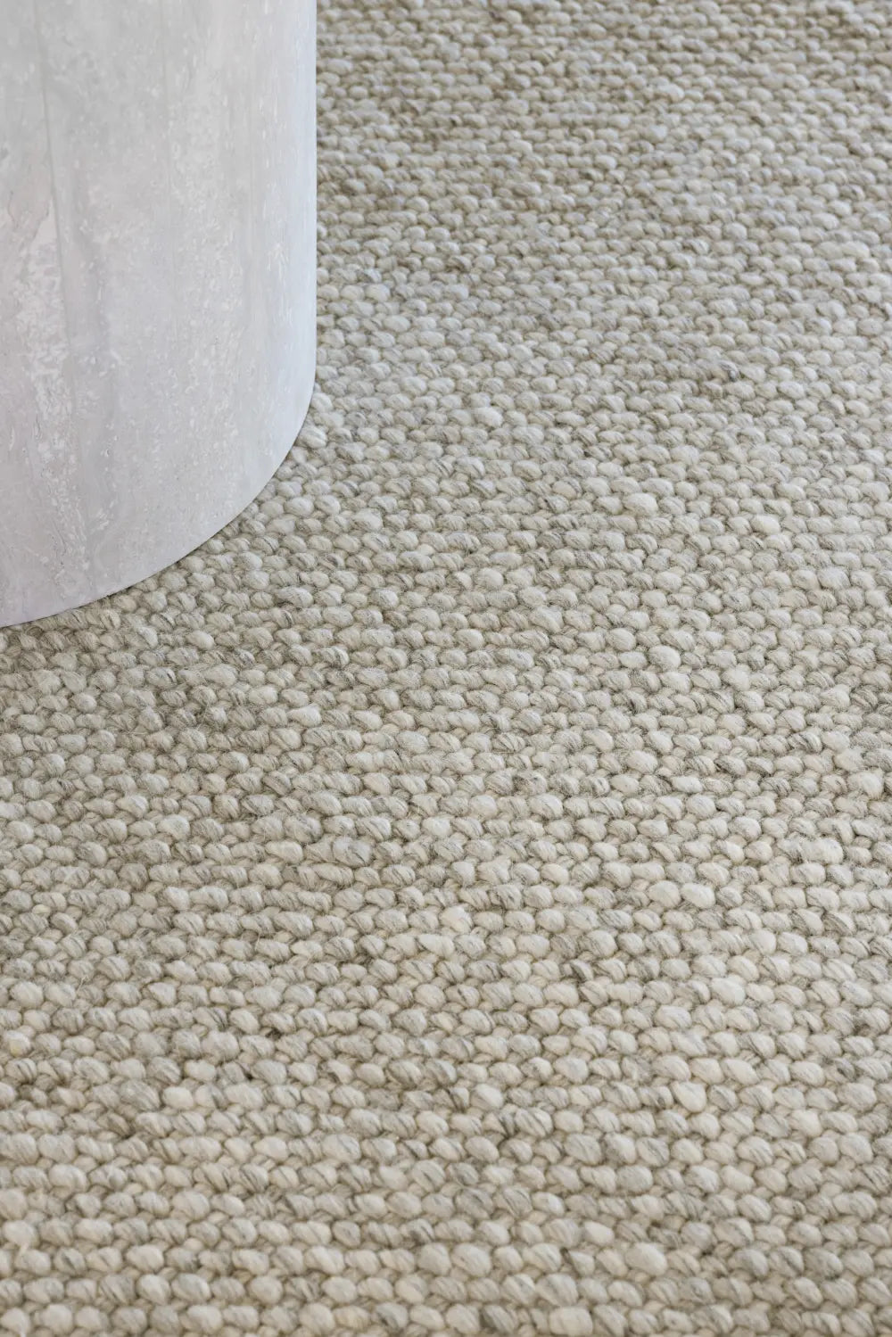 Craft Matter Plain Ash Grey Multicoloured Rug — RugsDirect Online