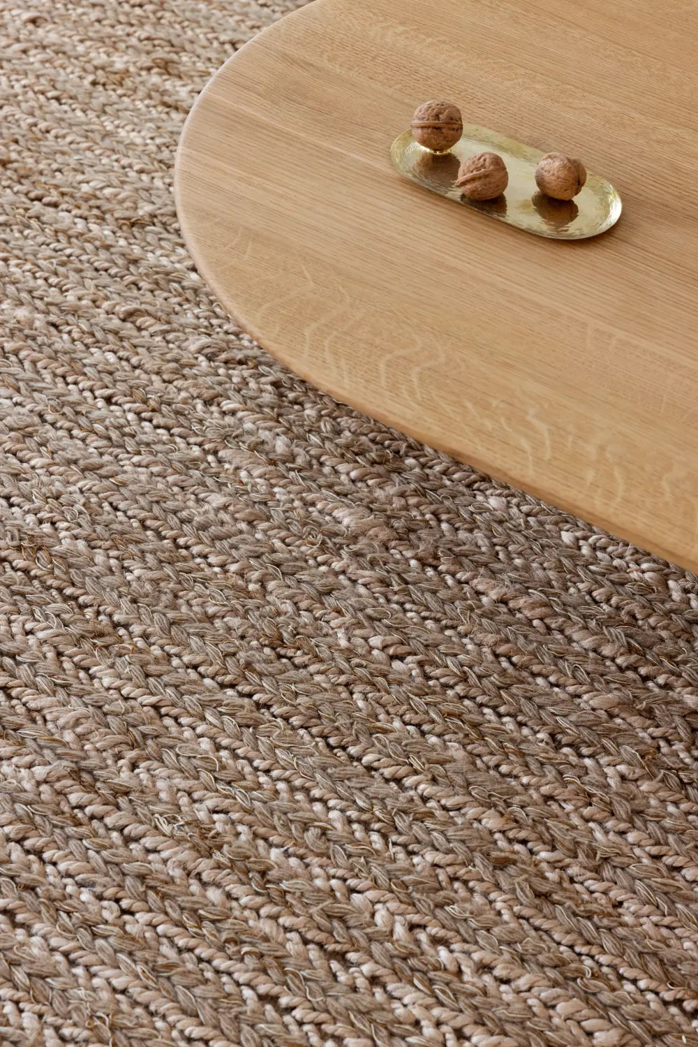 Craft Plait Natural Multicoloured Rug — RugsDirect Online