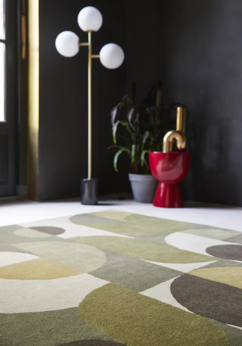 Decor Cosmo-Greens Multicoloured Rug — RugsDirect Online