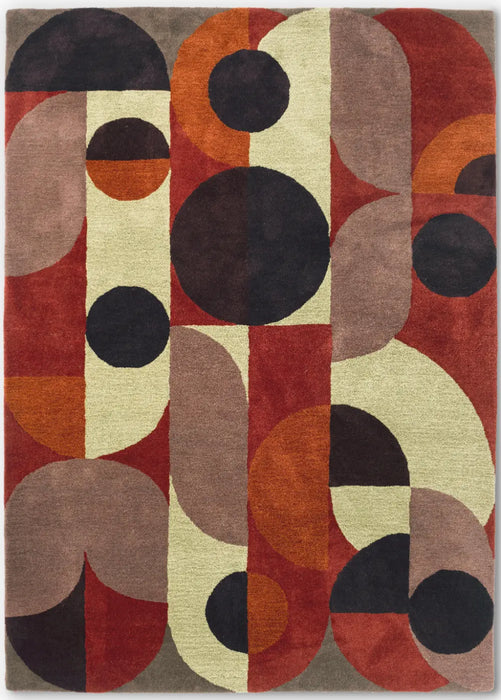 Decor  Cosmo-Red Pale Green 095203 Rug