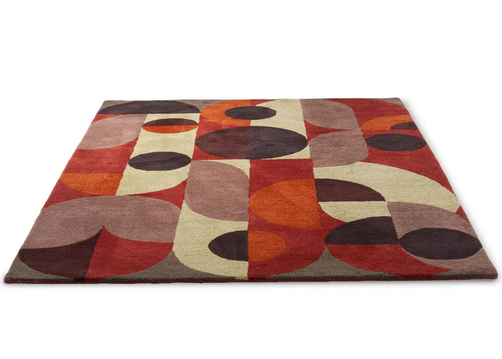 Decor  Cosmo-Red Pale Green 095203 Rug