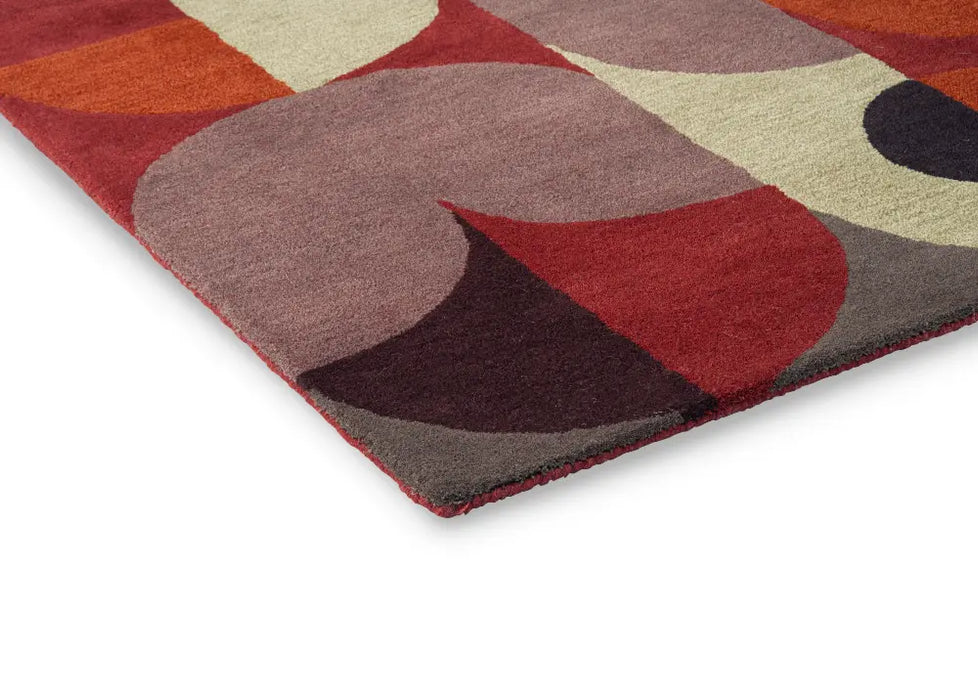 Decor  Cosmo-Red Pale Green 095203 Rug