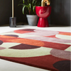 Decor  Cosmo-Red Pale Green 095203 Rug