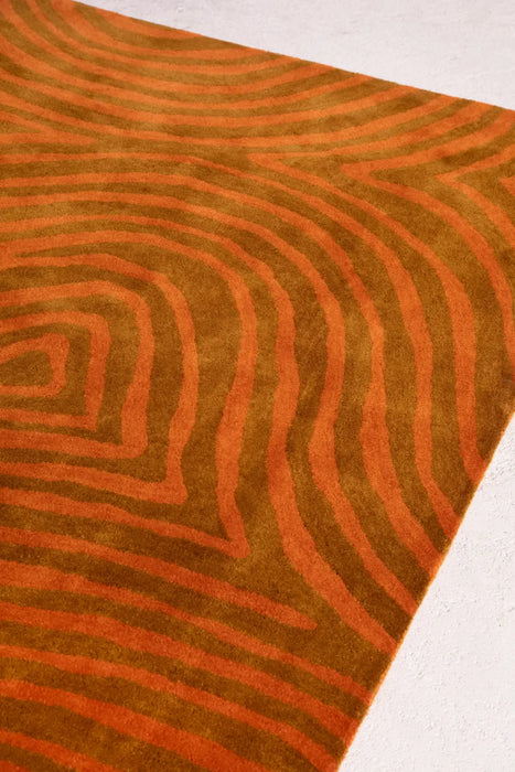 Decor Groove Burnt Orange 097703 Rug