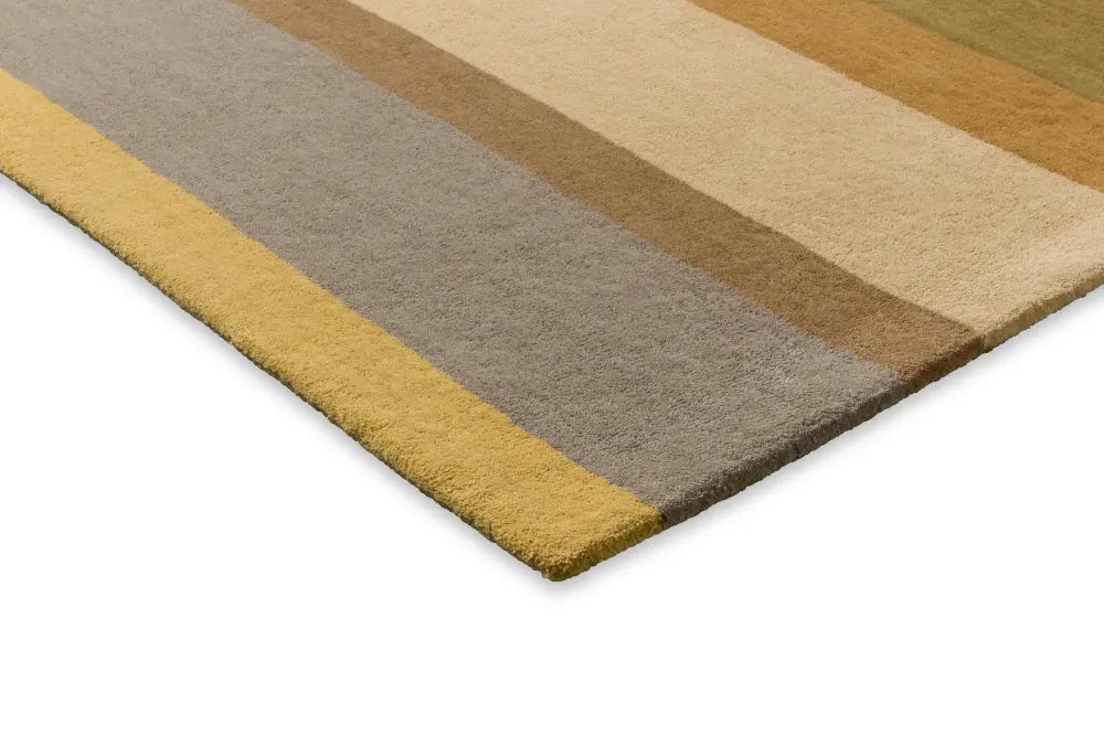 Decor Linear Earth Multicoloured Rug — RugsDirect Online
