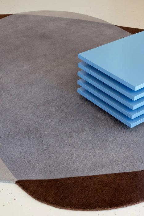 Element Chad Brown Blue Multicoloured Rug — RugsDirect Online
