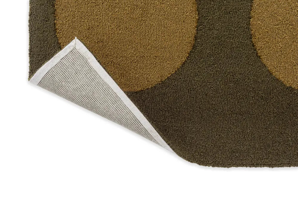 Habitat Festival Dots Olive Green outdoor 495817 Rug