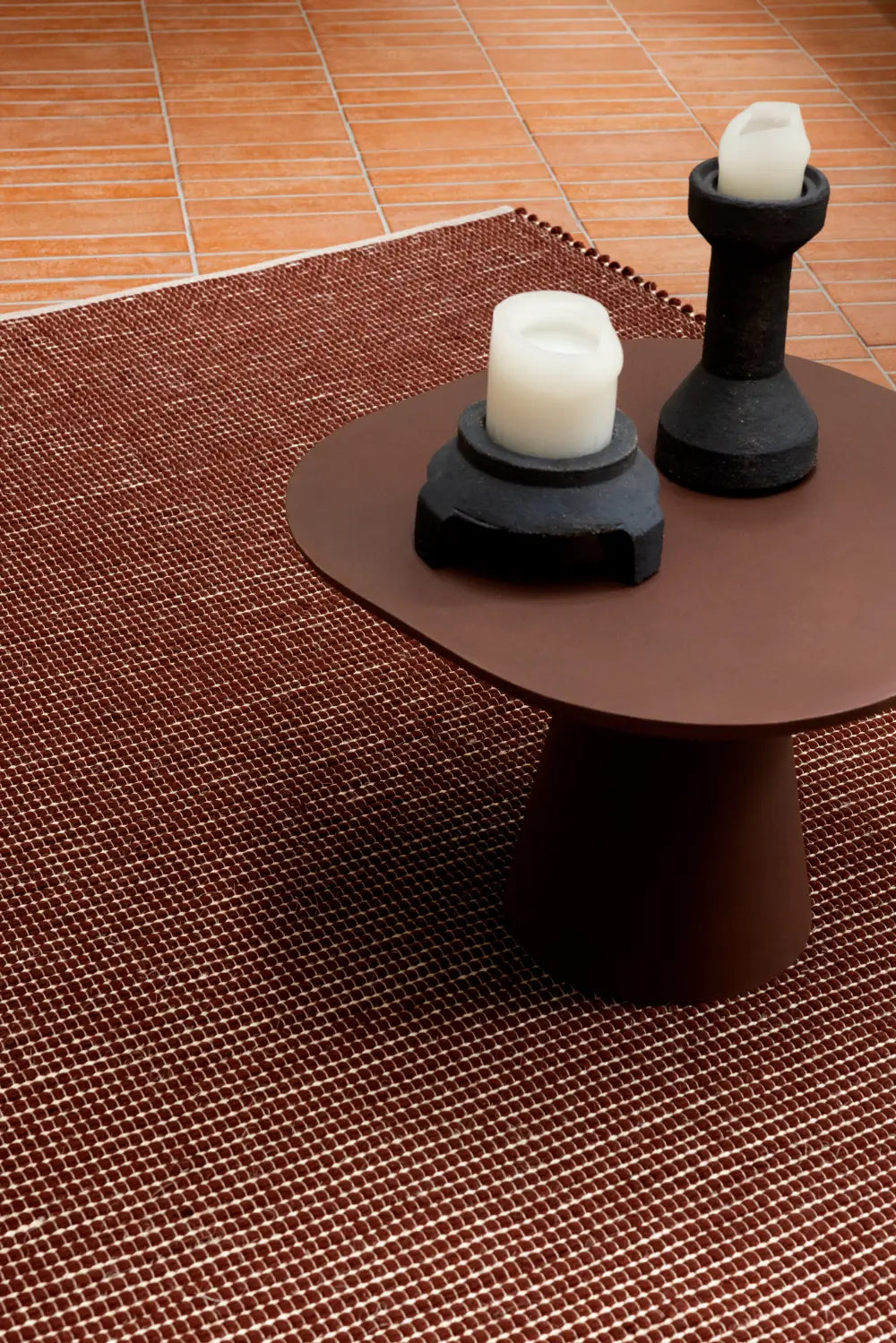 Frame Brick Multicoloured Rug — RugsDirect Online