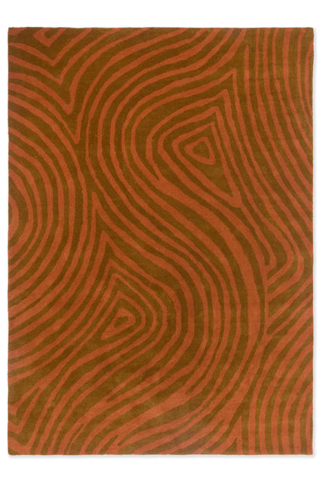 Decor Groove Burnt Orange 097703 Rug