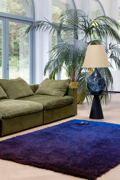 Shade High Electric Blue/Aubergine 011918 Rug