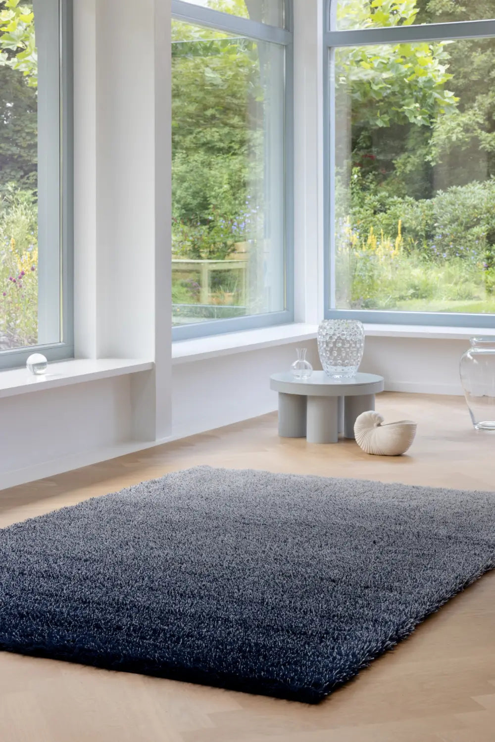 Shadeh Rugs Shade High Silver/Polar Night Multicoloured Rug — RugsDirect Online