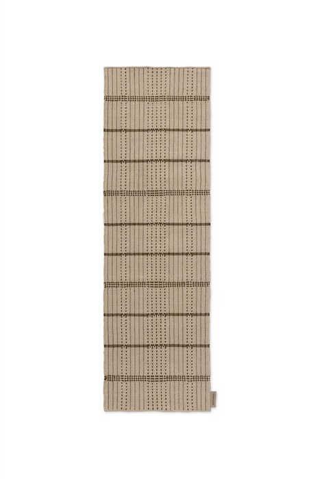 Zona Stitch Olive outdoor 495707 Rug