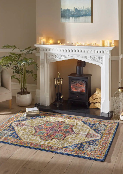 Origins grenada amber Multicoloured Living Room  Rug.
