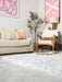 Asiatic barnaby off white Ivory Living Room Shaggy Rug.