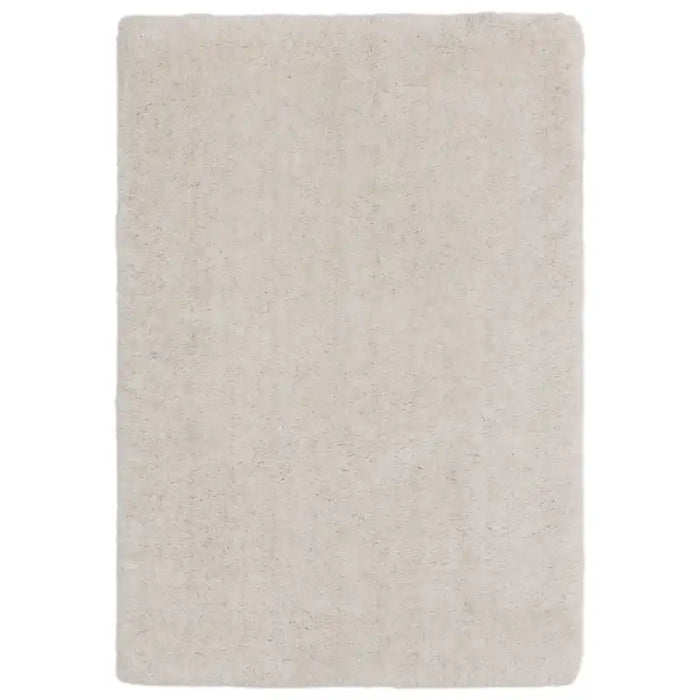 Asiatic barnaby off white Ivory Living Room Shaggy Rug.