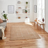 Think Rugs bazar jute 24875 natural Brown Living Room  Rug.