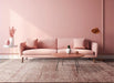 Asiatic beau blush Pink Living Room Flat Weave Rug.