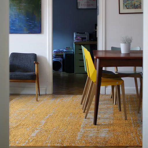Asiatic beau gold Yellow Living Room Flat Weave Rug.