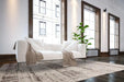 Asiatic beau white Grey, Ivory Living Room Flat Weave Rug.