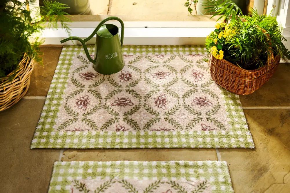 Patterned Hug Rug Beehive Multicoloured Rug — RugsDirect Online