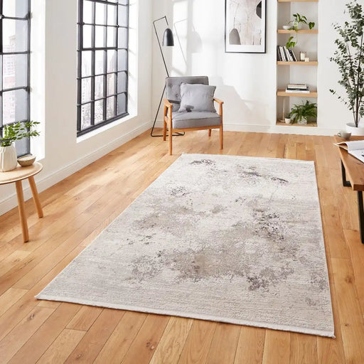 Think Rugs bellagio 2790 beige Beige Living Room  Rug.