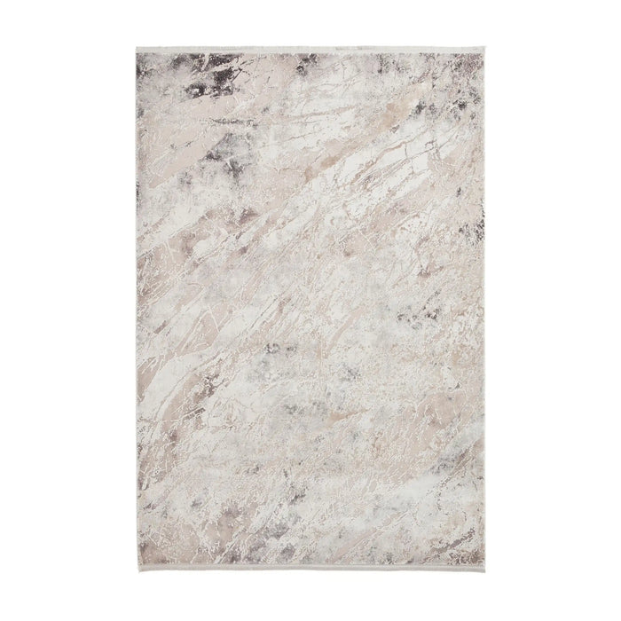 Think Rugs bellagio 3006 beige Beige Living Room  Rug.