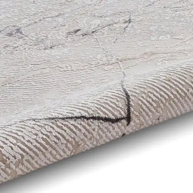 Think Rugs bellagio 9141 beige Beige Living Room  Rug.