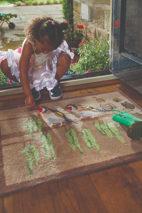 Patterned Hug Rug Birds 3