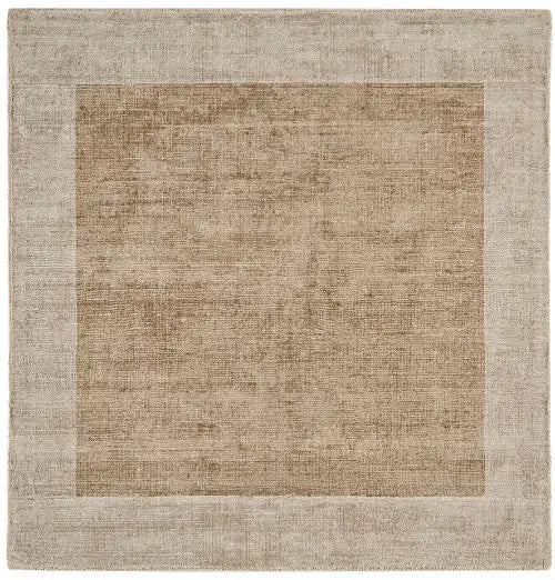 Asiatic blade border putty champagne Beige Living Room  Rug.